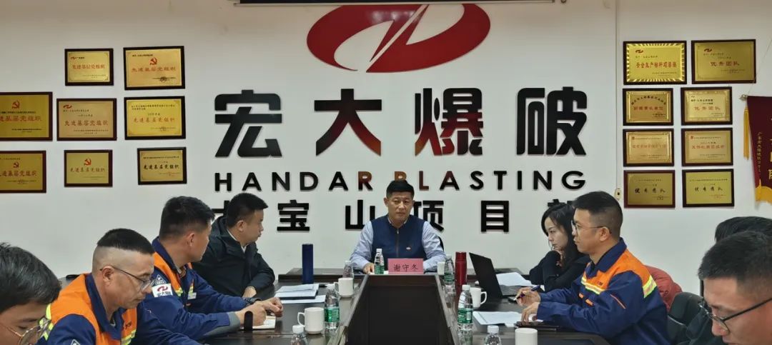公司总经理谢守冬一行莅临大宝山项目调研指导
